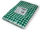 Green Gingham Vacuum Pouches (200 x 300) - 100/Pack