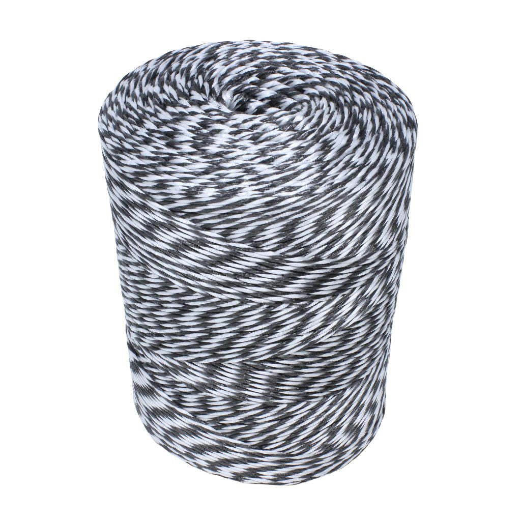 2mm Black and White Polypropylene Social Distancing Twine/Rope - 2.5kg