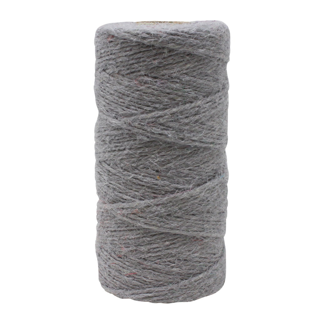 3 Ply Grey Jute Craft Twine Reel