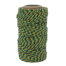 Green, Black & Yellow No.6 Cotton Bakers Twine
