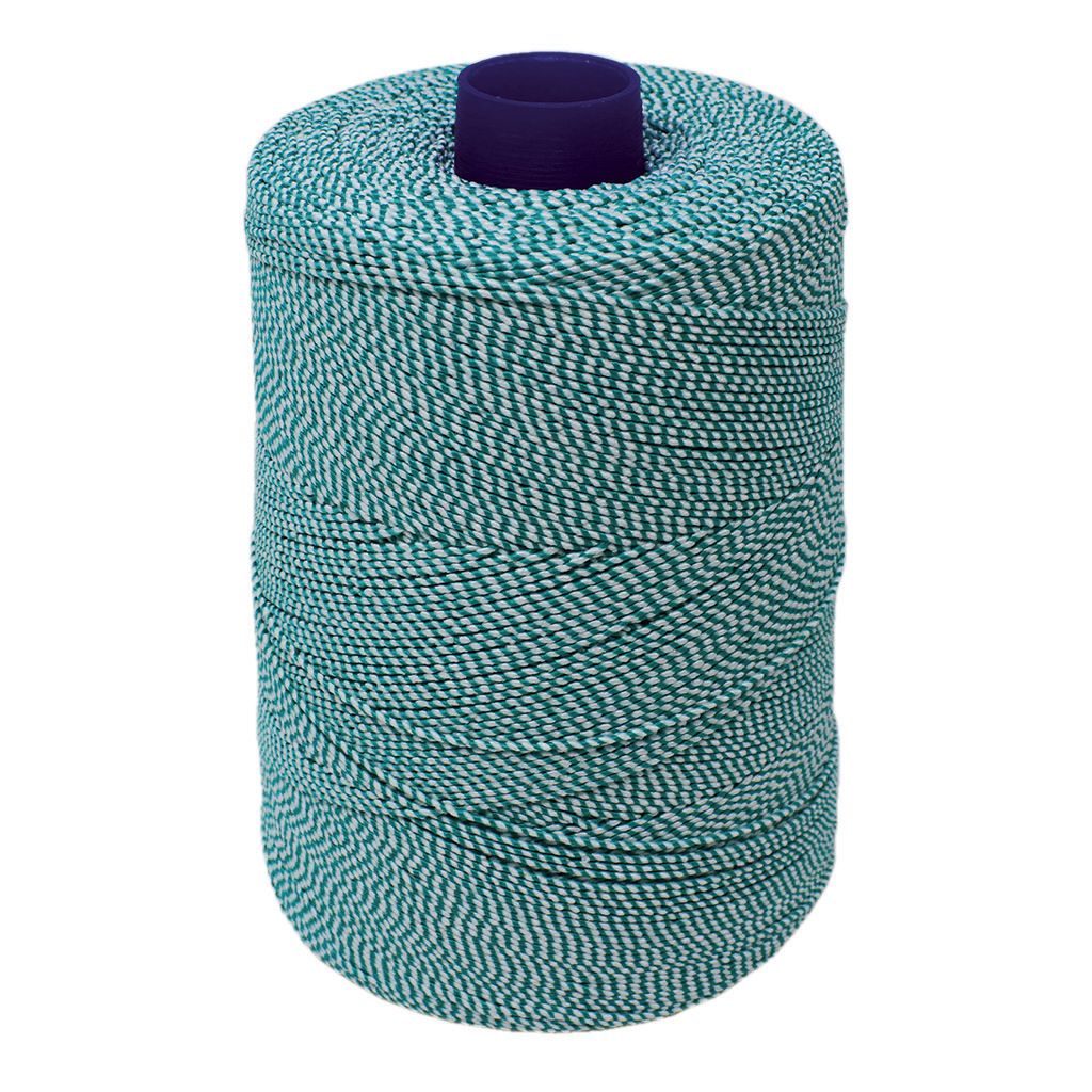 Green/White Elasticated Machine String/Twine 1904m/kg