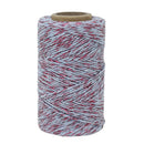 Sky Blue & Pink Sparkle No.6 Cotton Bakers Twine