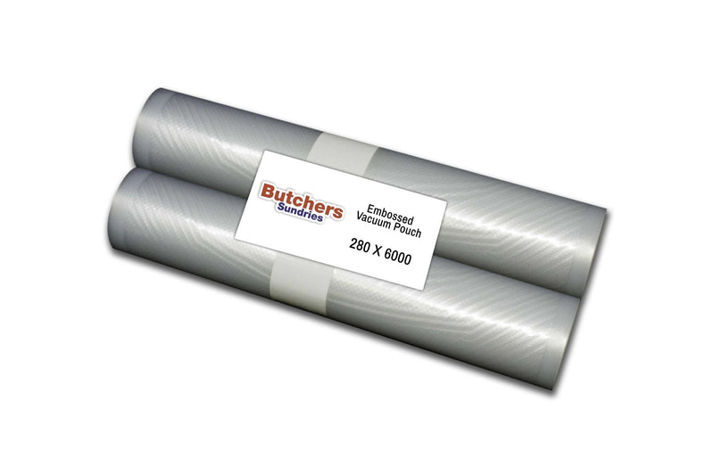 Home User Vacuum Pouches on Roll (Clear Embossed) - 2 Rolls/Pack