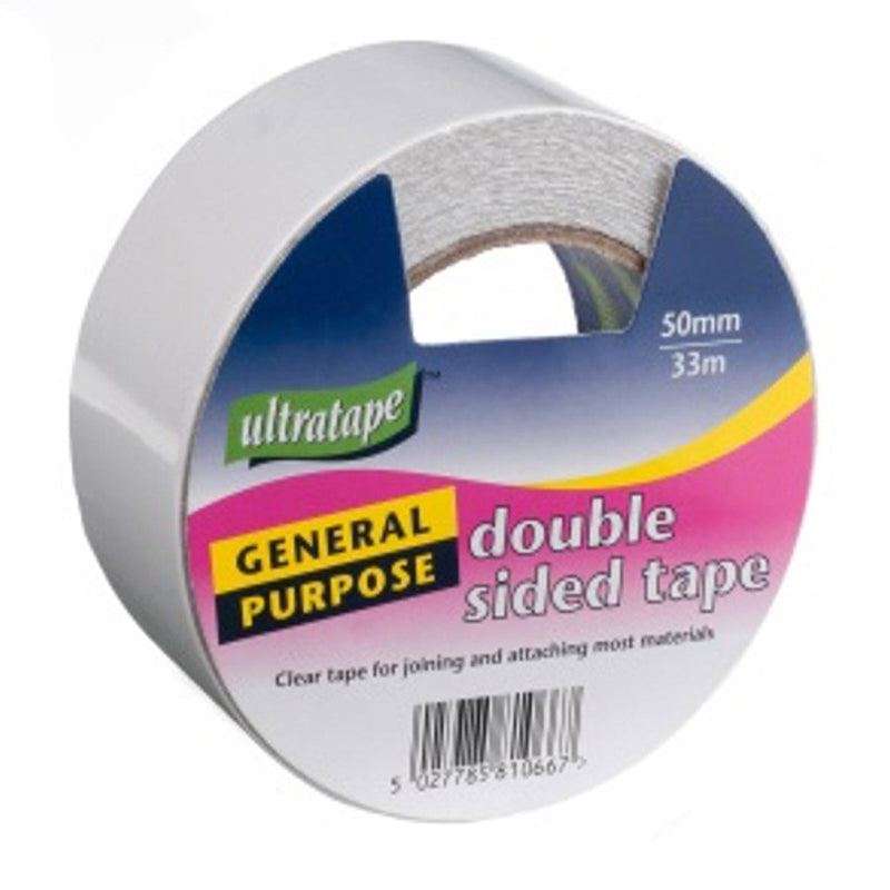 50mm x 33m Clear Double-Sided Tape