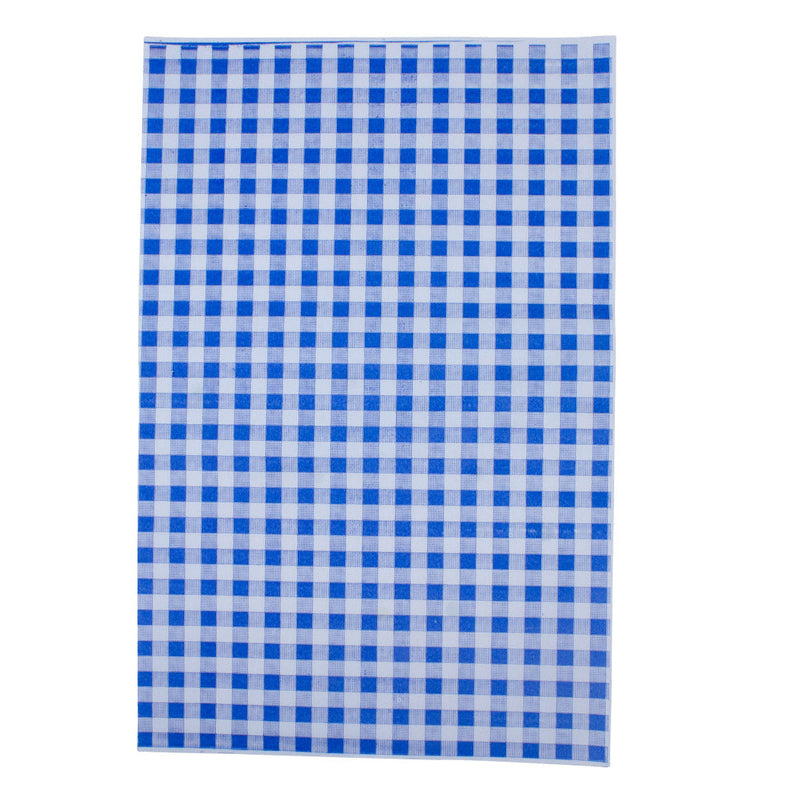 Blue Gingham Duplex Sheets - 10 x 15'' (2024 Sheets/Pack)