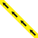 Black/Yellow Tape with Arrows - 48mm x 33m