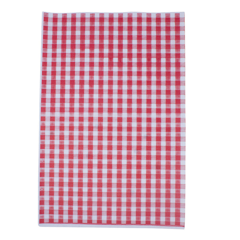 Red Gingham Duplex Sheets - 10 x 15'' (2024 Sheets/Pack)