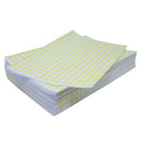 Yellow Gingham Duplex Sheets - 10 x 15"(2024 Sheets/Pack)