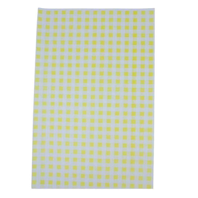 Yellow Gingham Duplex Sheets - 10 x 15"(2024 Sheets/Pack)