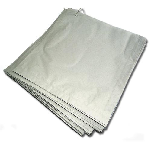 Strung Plain White Paper Bags