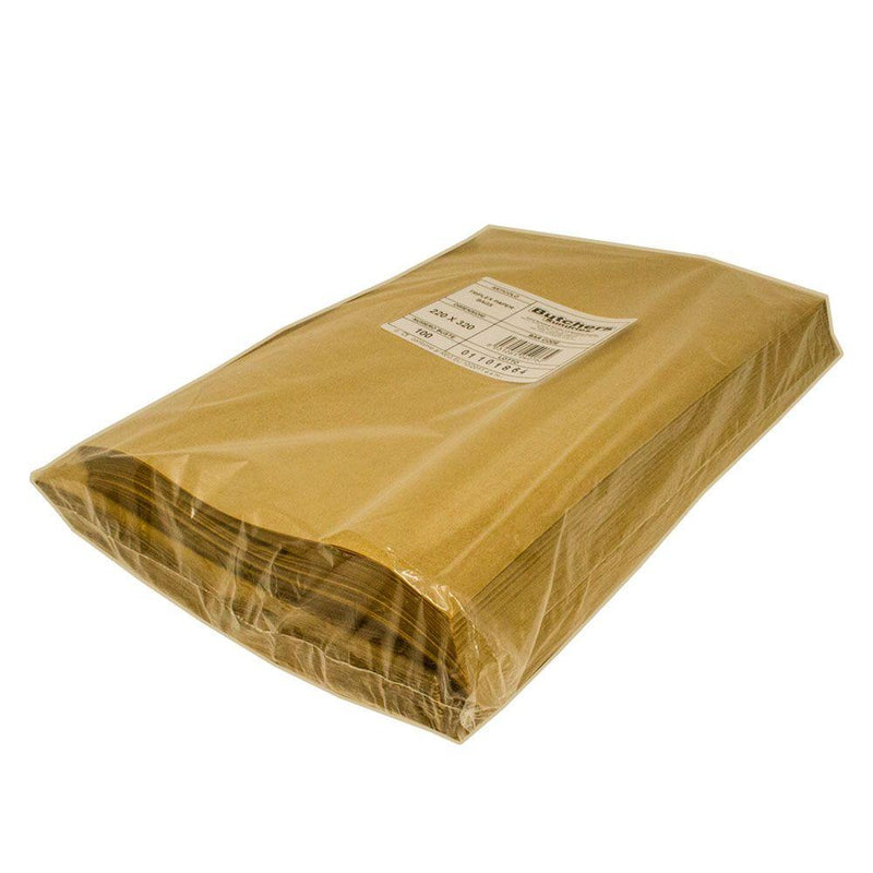 Triplex Premium Brown 'Paper' Vacuum Bags (220 x 320) - 100/Pack