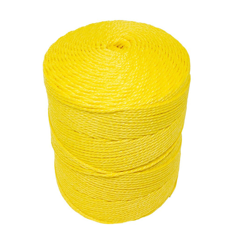4mm Yellow Polypropylene Social Distancing Twine/Rope - 2.5kg Spool