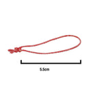 5.5cm Poultry Loops Red/White Elasticated Polyester Meat Ties - 5,000 per bag