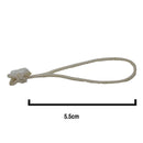5.5cm Poultry Loops White Elasticated Cotton Meat Ties - 5,000 per bag