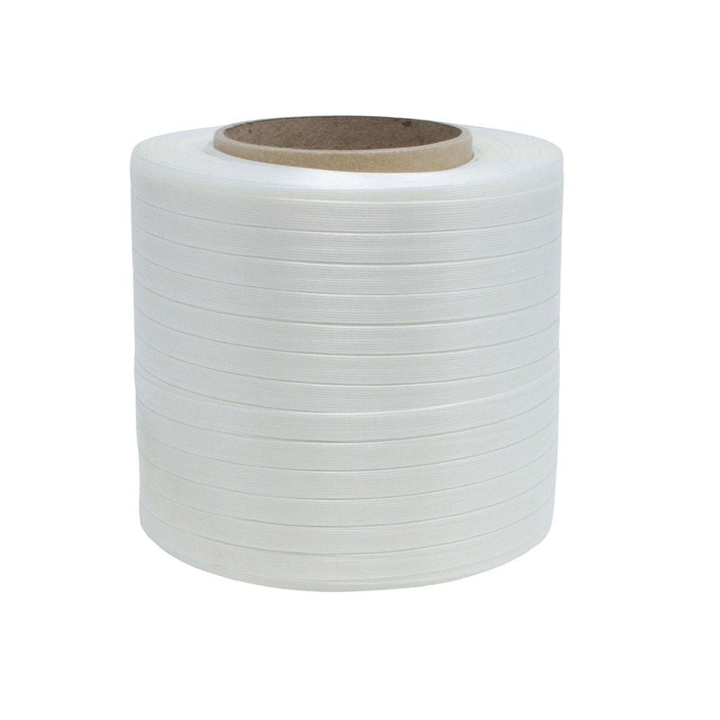 16mm x 250m White Baling Strap/Tape 250m/reel