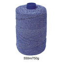 Blue/White Elasticated Machine String/Twine 1904m/kg