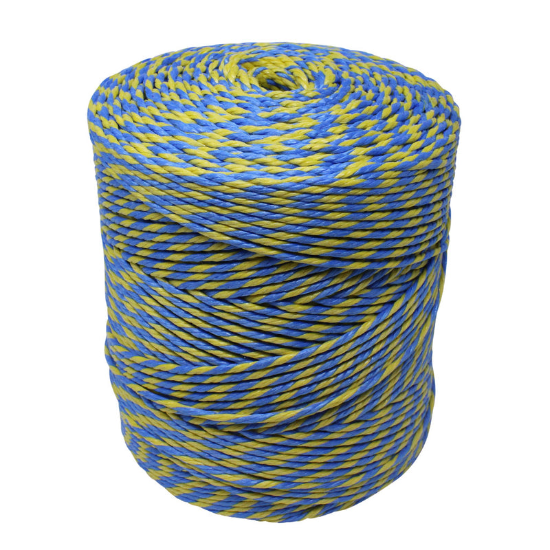 Polypropylene 2.5Kg Blue and Yellow Gardening Rope/Twine