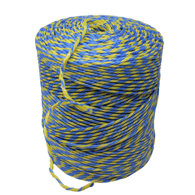 Polypropylene 2.5Kg Blue and Yellow Rope/Twine