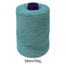 Green/White Elasticated Machine String/Twine 1904m/kg