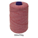 Red/White Elasticated Machine String/Twine 1904m/kg