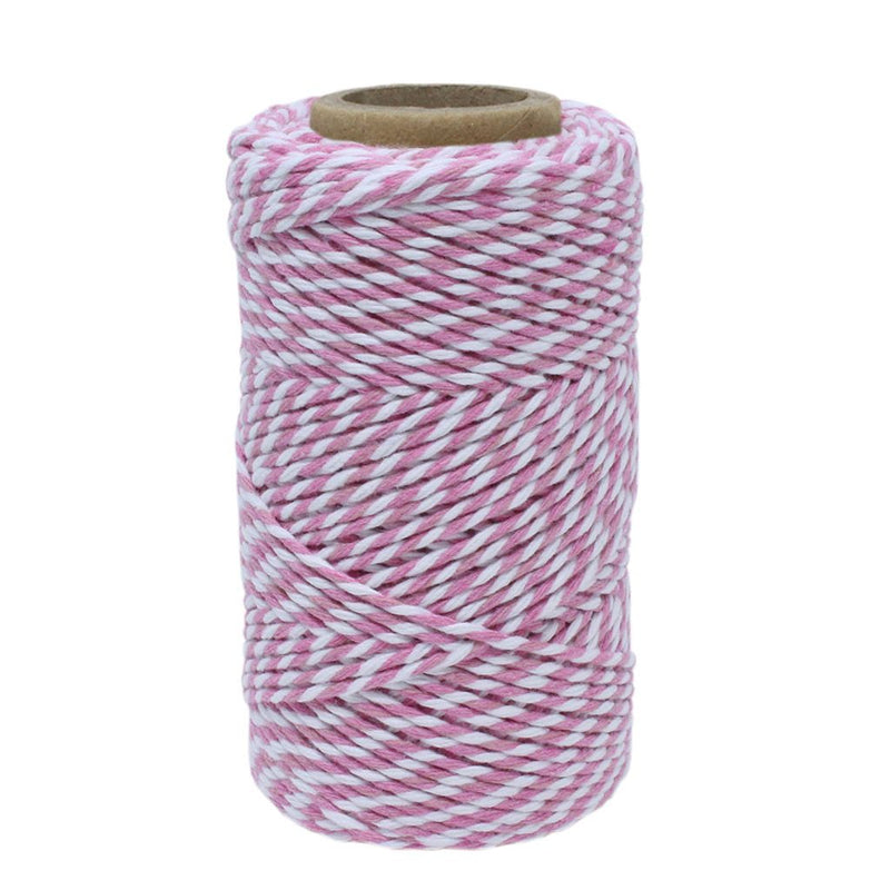 Baby Pink & White No.6 Cotton Bakers Twine