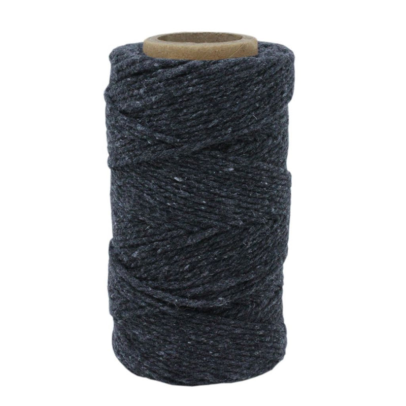 Black No.6 Cotton Craft Twine