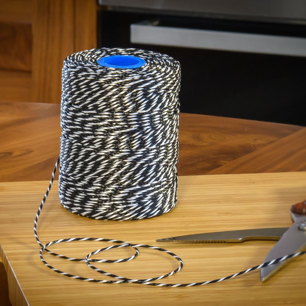 Black & White Hand Tying Butchers String/Twine