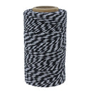 Black & White No.6 Cotton Football Coloured Twine