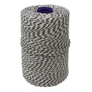 Black/White Non-Elasticated 2000T Machine String/Twine 1050m/Kg
