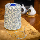 Blue/White Non-Elasticated 2000T Machine String/Twine 1050m/Kg