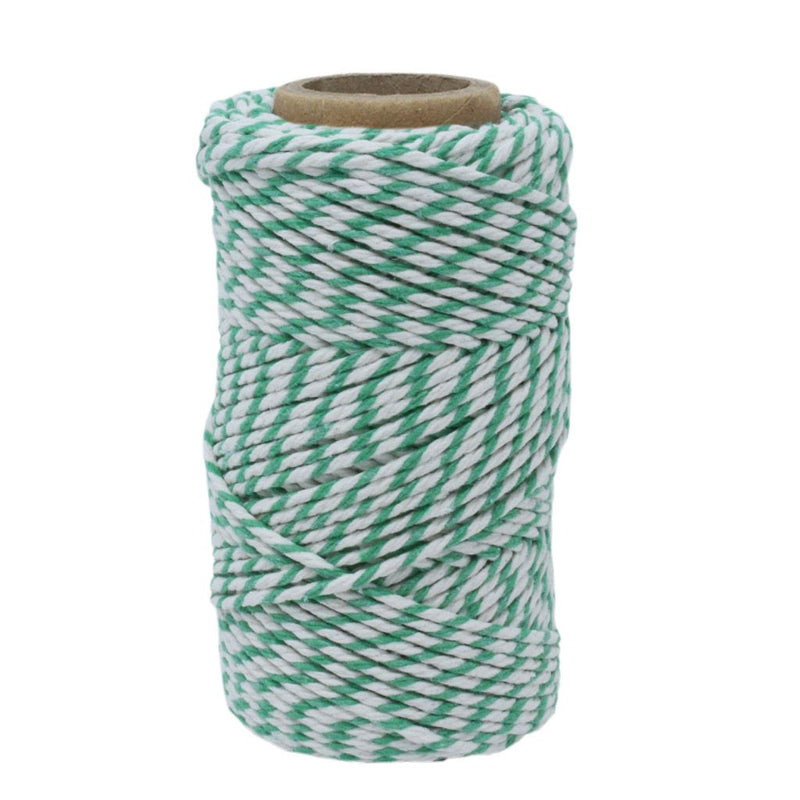 Green & White No.6 Cotton Bakers Twine
