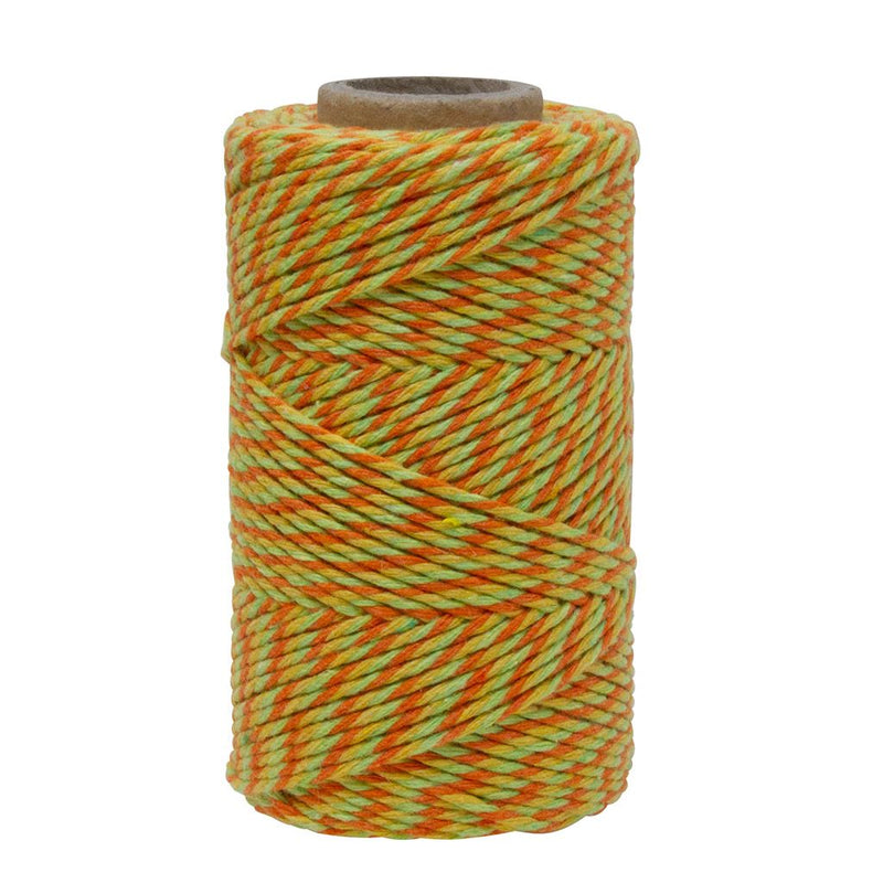 Lemon, Lime Green and Orange No.6 Cotton Bakers Twine