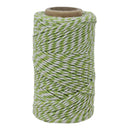 Lime Green & White No.6 Cotton Bakers Twine