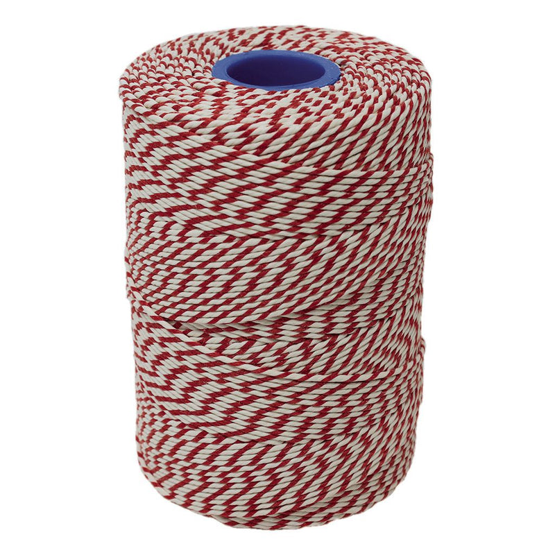 No.5 Red & White Football Coloured Twine