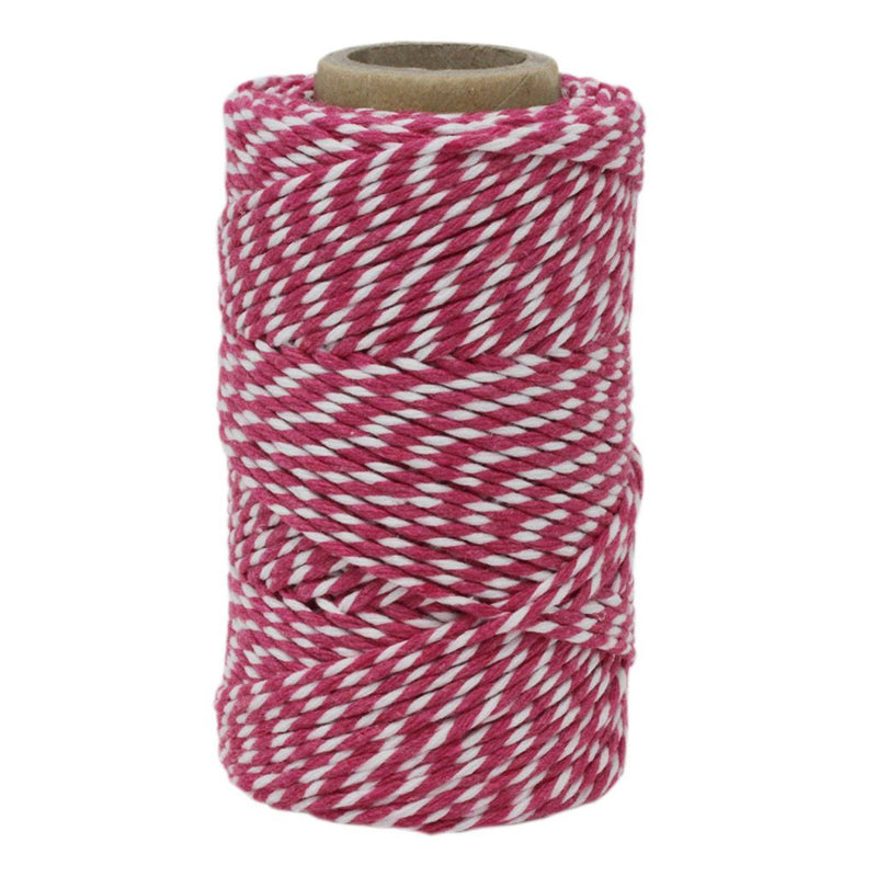 Pink & White No.6 Cotton Bakers Twine