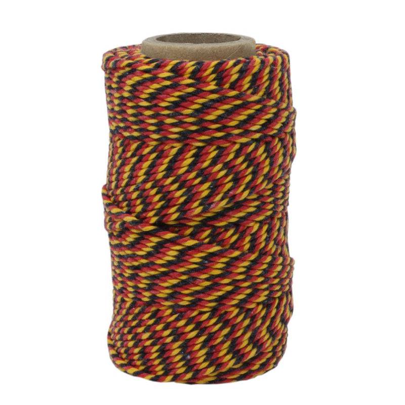 Red, Black & Yellow No.6 Cotton Bakers Twine