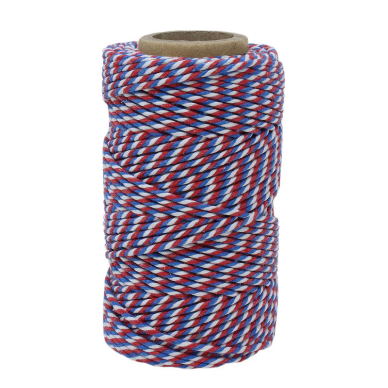 Red, White & Blue No.6 Cotton Bakers Twine