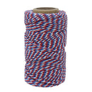 Red, White & Blue No.6 Cotton Craft Twine