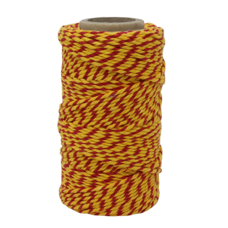 Red & Yellow No.6 Cotton Craft Twine