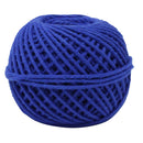 Solid Blue 50m Cotton Twine Balls