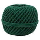 Solid Green 50m Cotton Twine Balls