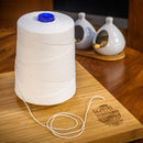 White Elasticated Machine String/Twine 1904m/Kg